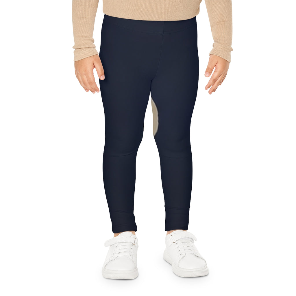 Kids Leggings with Abstract Minimal Eclipse