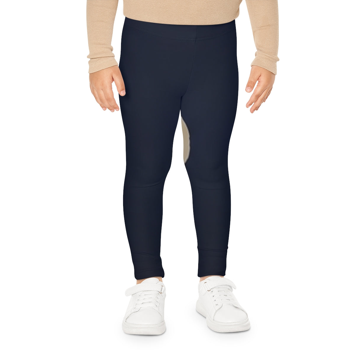 Kids Leggings with Abstract Minimal Eclipse