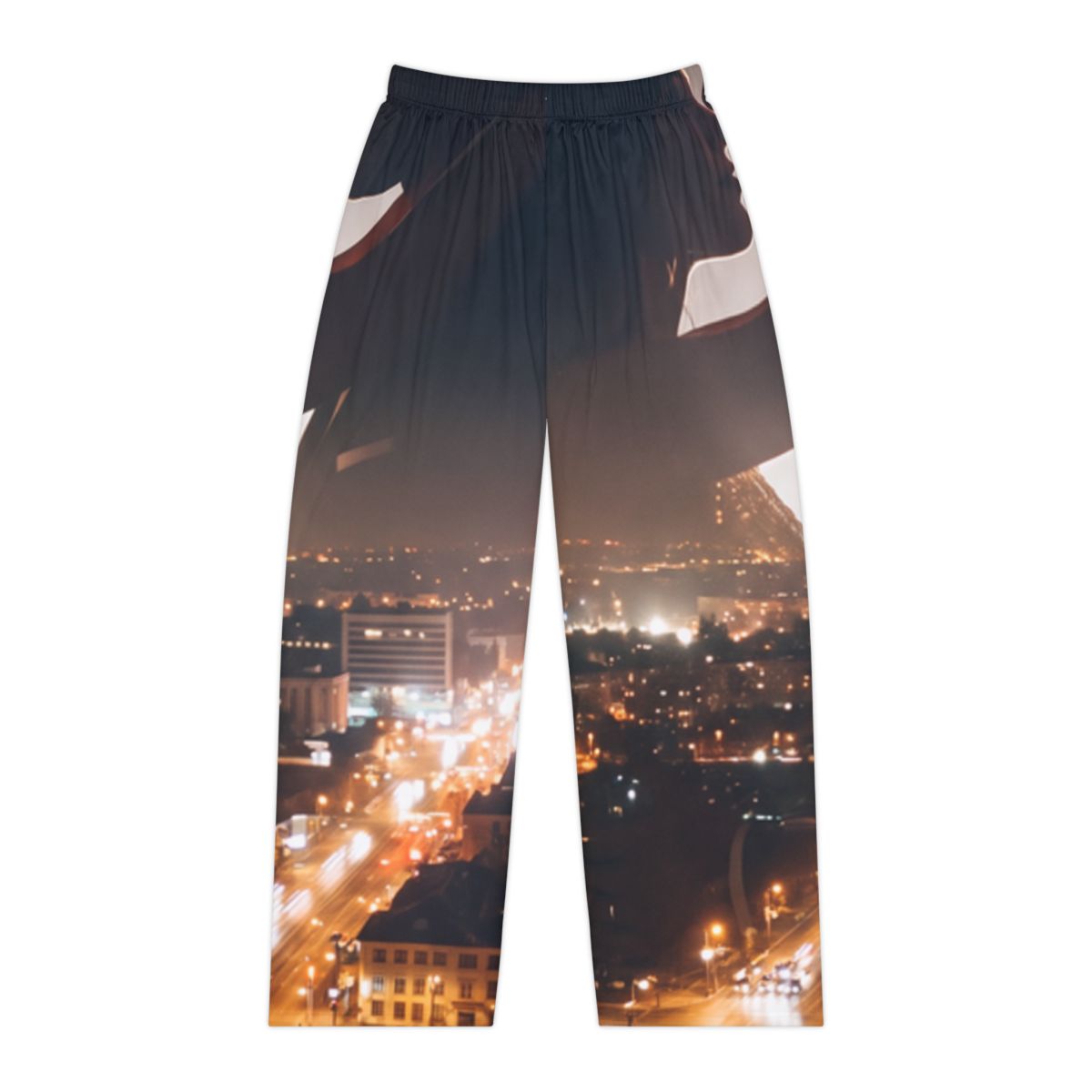 Women's Pajama Pants - Midnight City Skyline | Echovira...