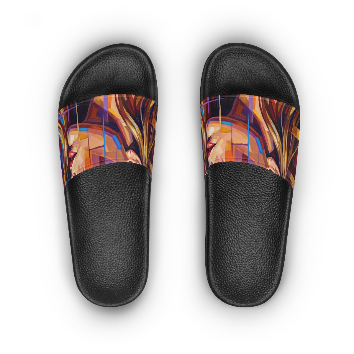 Women's Slide Sandals - Shattered Elegance | Echovira...
