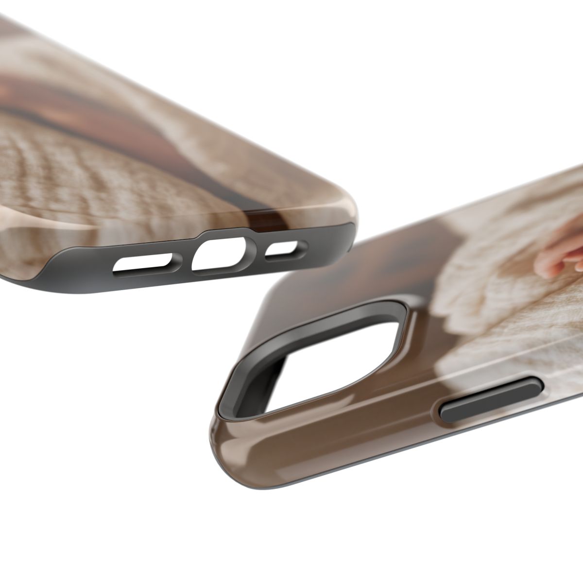 Impact-Resistant Cases - Warm Neutral Tech