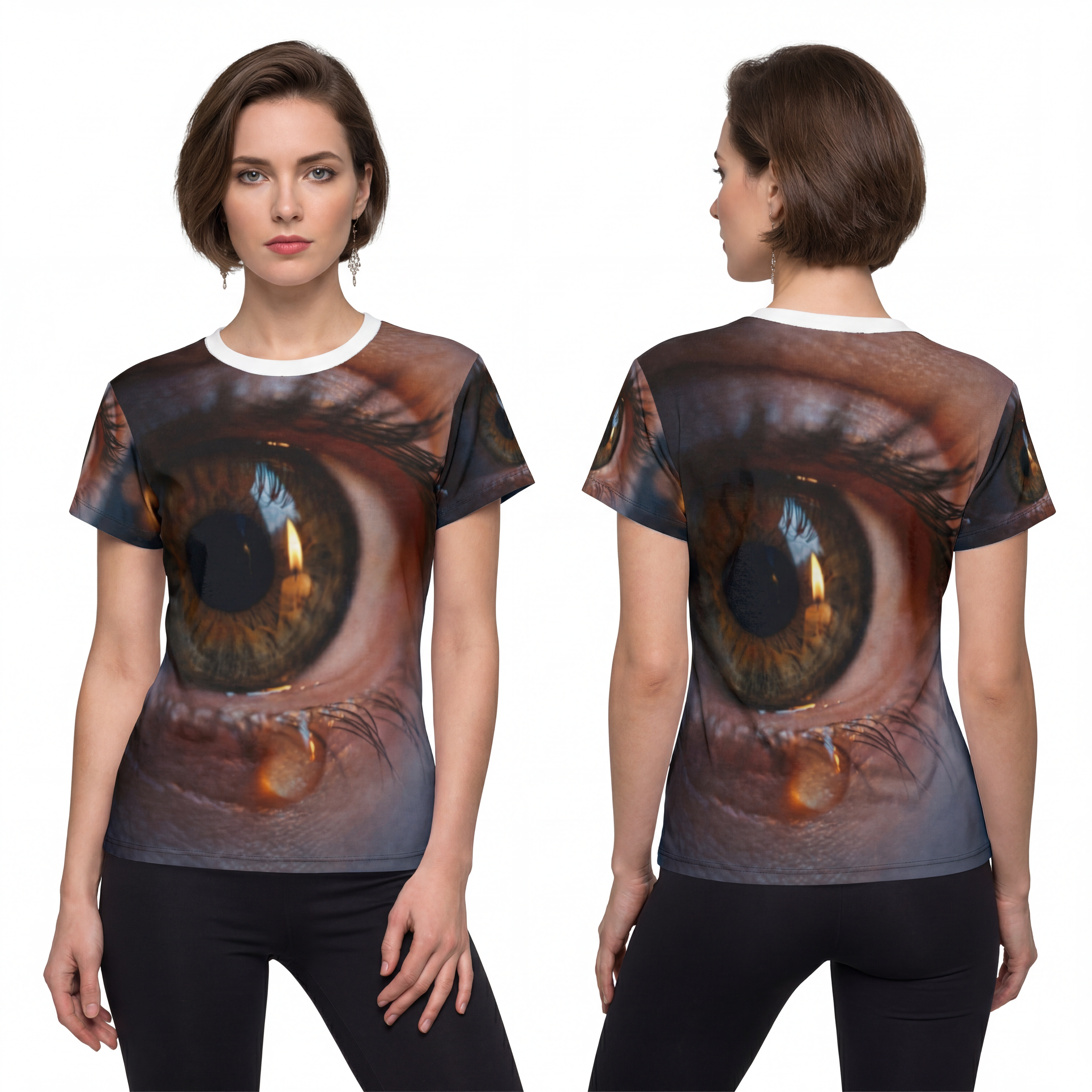 Cut & Sew Tee - Luminous Tear Eye Art