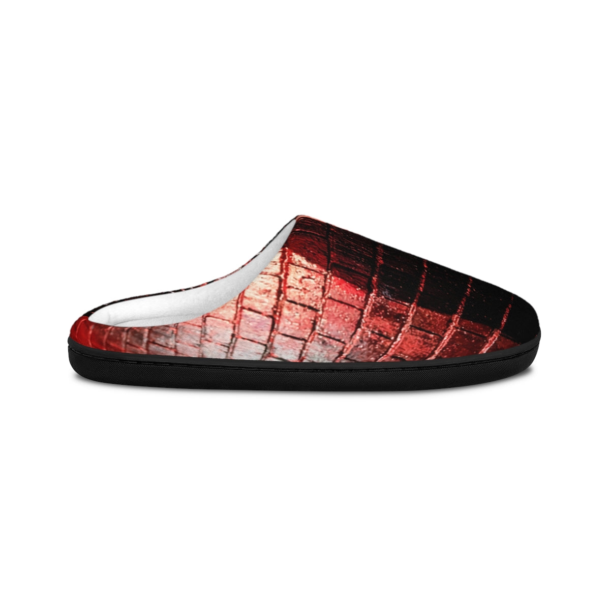 Women's Indoor Slippers - Crimson Shadows | Echovira Gallery