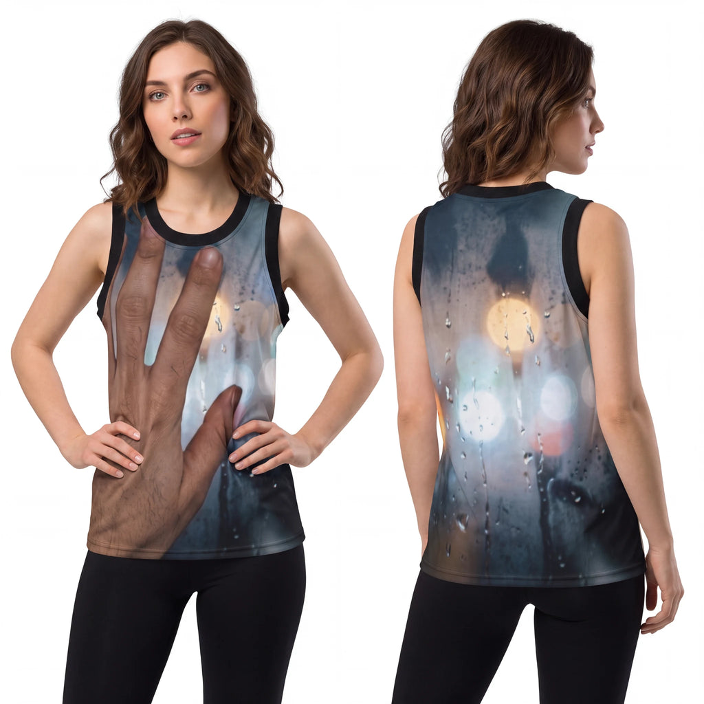 Rainy City Window Art Basketball Jersey