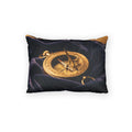 Cotton Pillow Sham Brass Sundial Compass Art