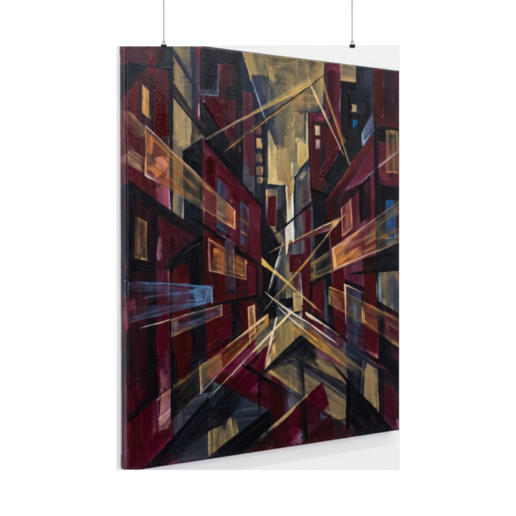 Matte Vertical Poster - Urban Perspective (8×10 & 36×54) |...