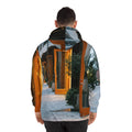 Men's Fashion Hoodie - Twilight Courtyard Architecture |...