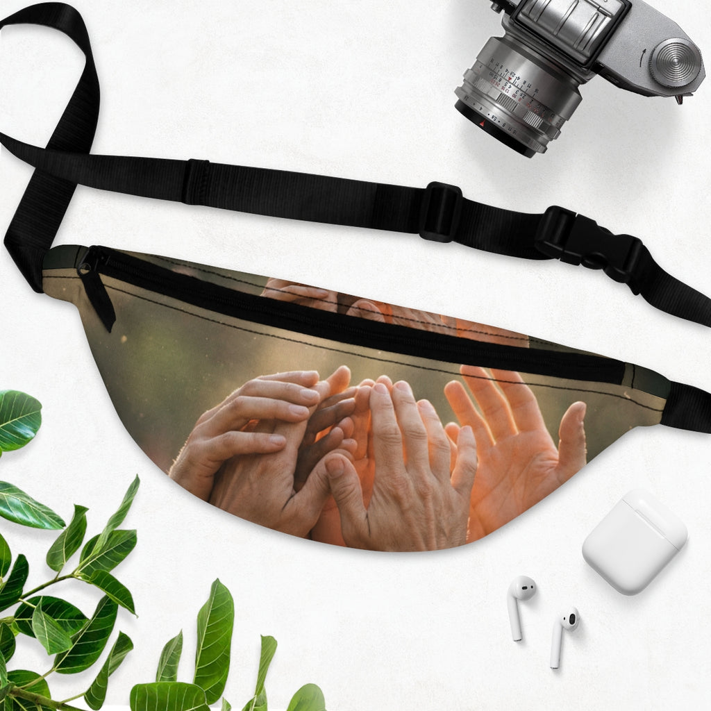 Fanny Pack - Golden Rays of Unity Wall Art | Echovira...