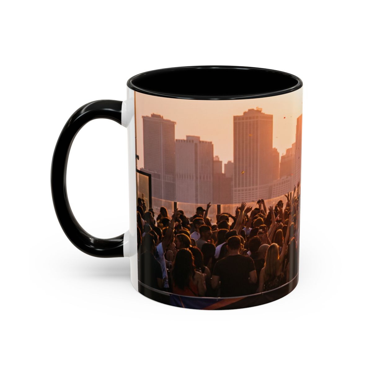 Accent Coffee Mug - City Lights Festival | Echovira Gallery