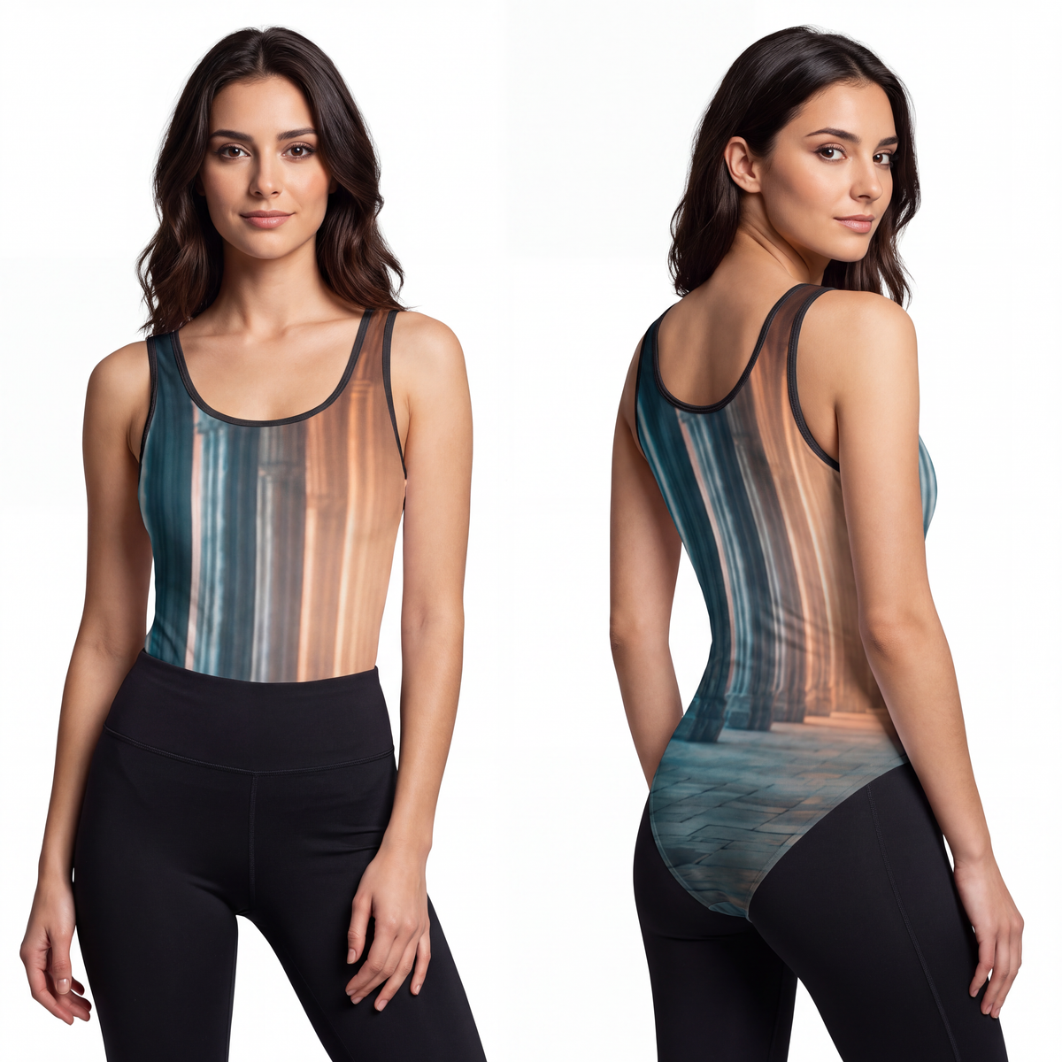 Women's Classic One-Piece Swimsuit - Cathedral Sanctuary |...