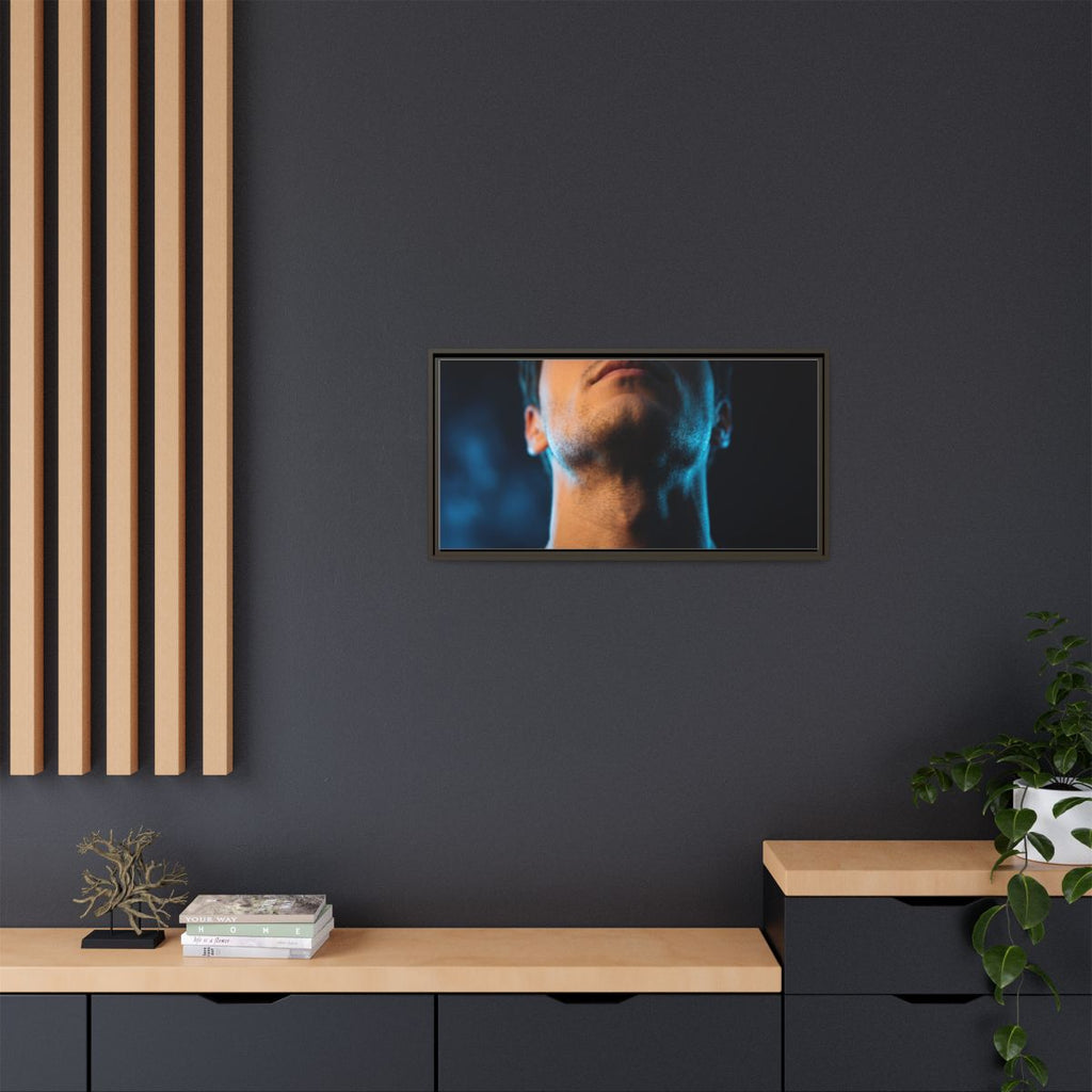 لوحة قماشية غير لامعة مؤطرة - نيون نوار