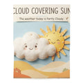 Baby Swaddle Blanket - Cloud Covering Sun Whimsical Nursery...