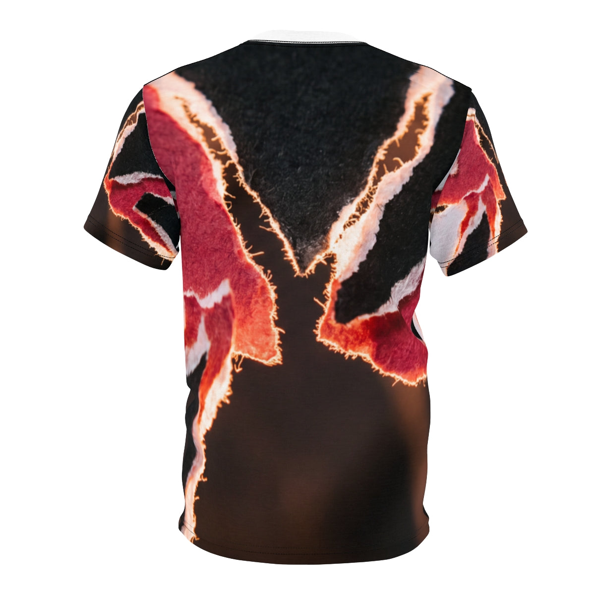Unisex Cut & Sew Tee - Crimson Edge | Echovira Gallery