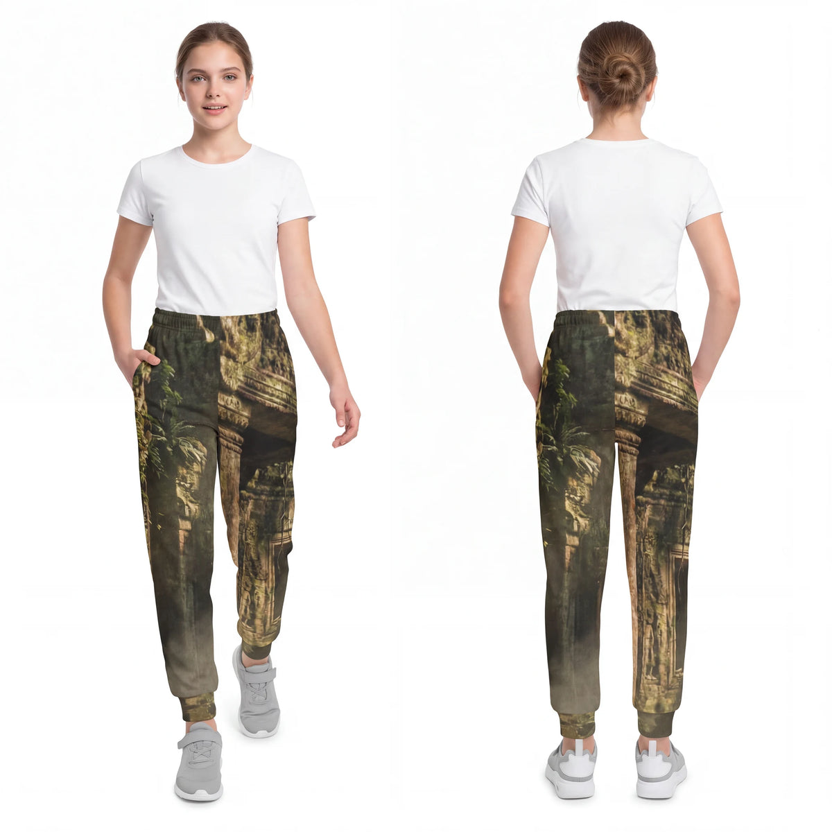 Youth Joggers - Secret Temple Path | Echovira Gallery