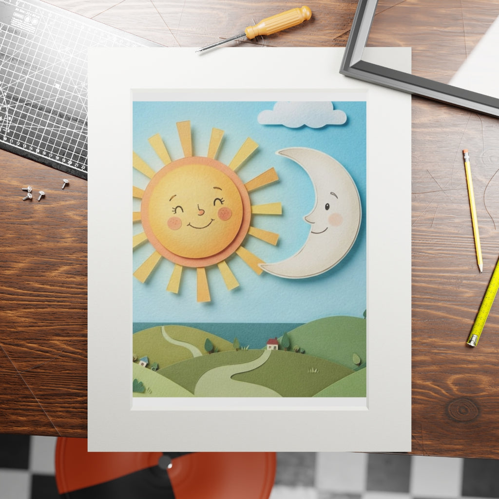 Fine Art Prints - Celestial Meadow Passepartout Frame —... |...