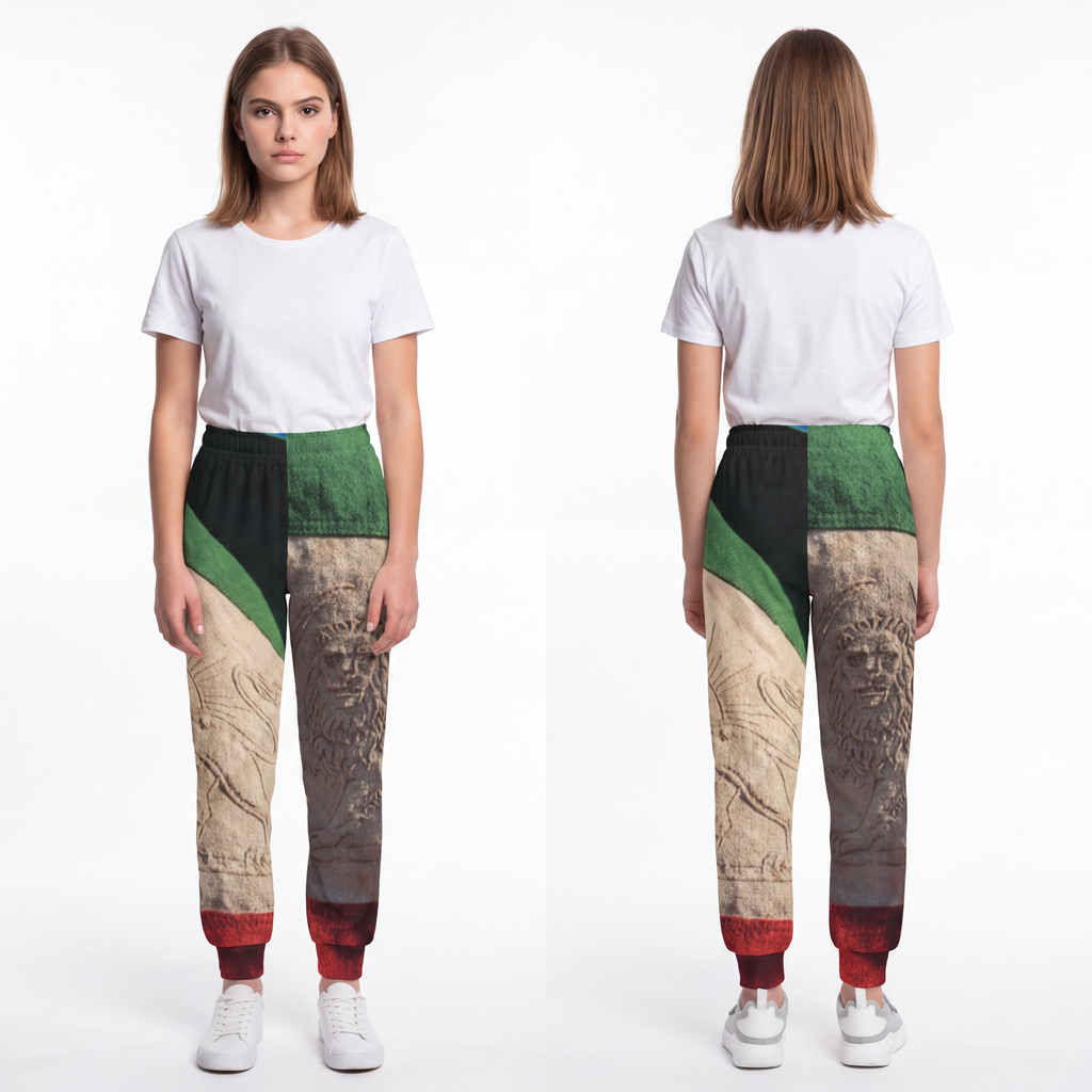 Youth Joggers - Vintage Persian Lion and Sun Heritage Art |...