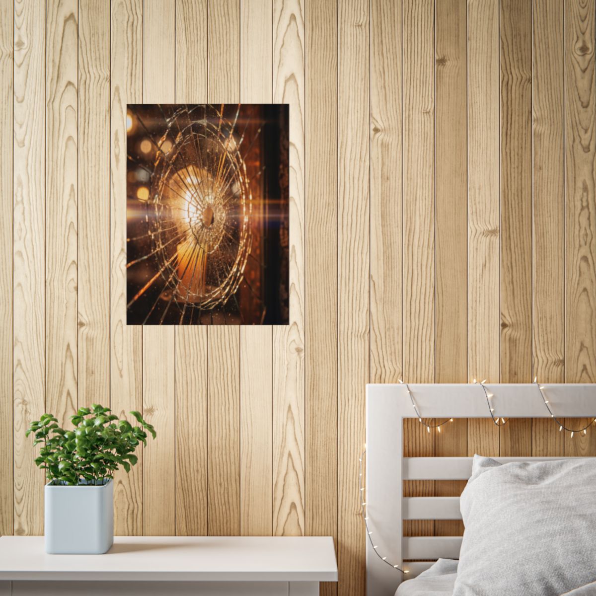Unframed Poster - Shattered Amber Edge