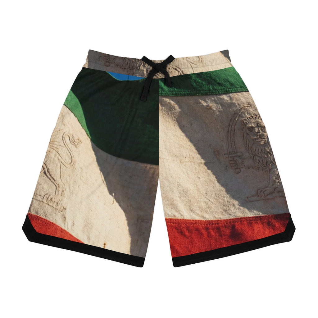 Basketball Rib Shorts - Flag