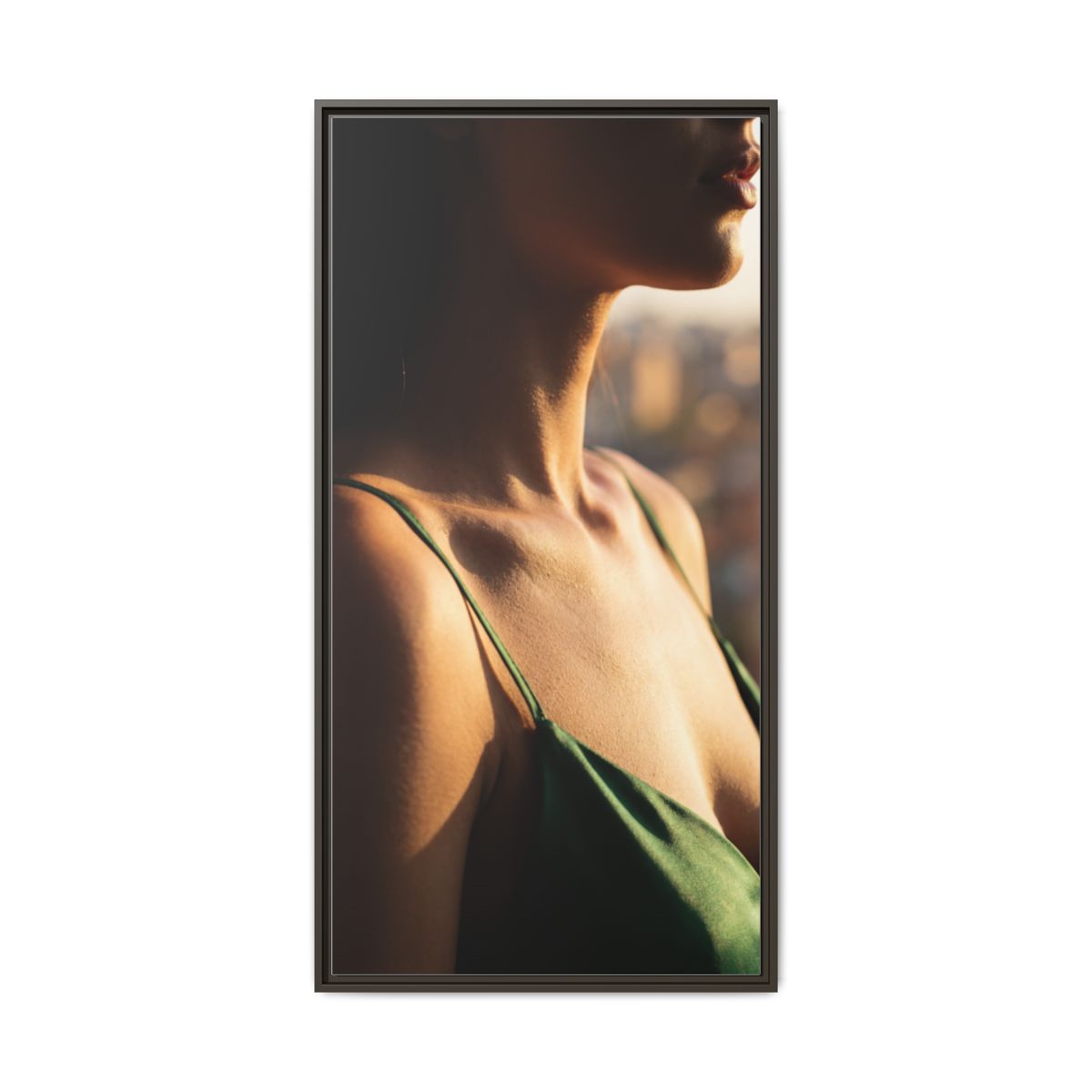 Framed Matte Canvas - Sunlit Muse