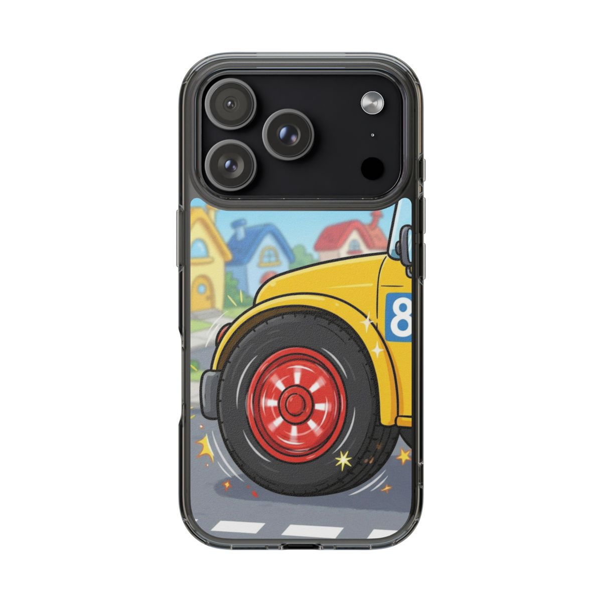 Clear Impact-Resistant Cases - Cartoon Bus | Echovira...