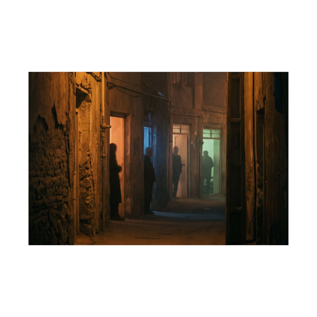 Matte Horizontal Posters - Shadowed Alleyway Mystery Art......