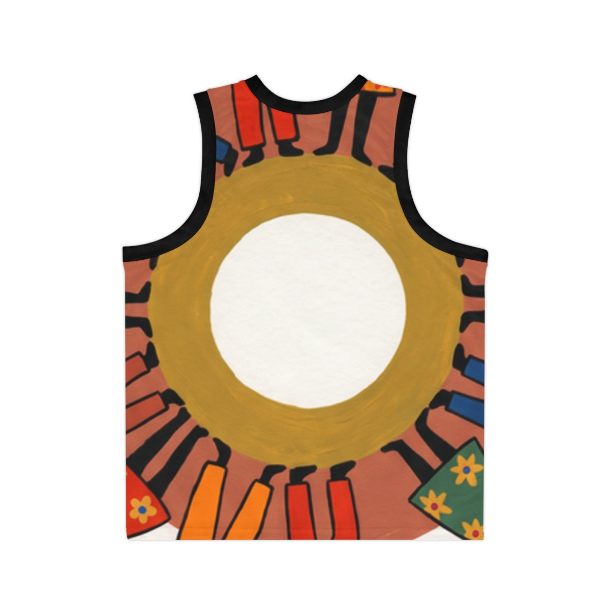Unisex Basketball Jersey - Unity Mandala | Echovira Gallery