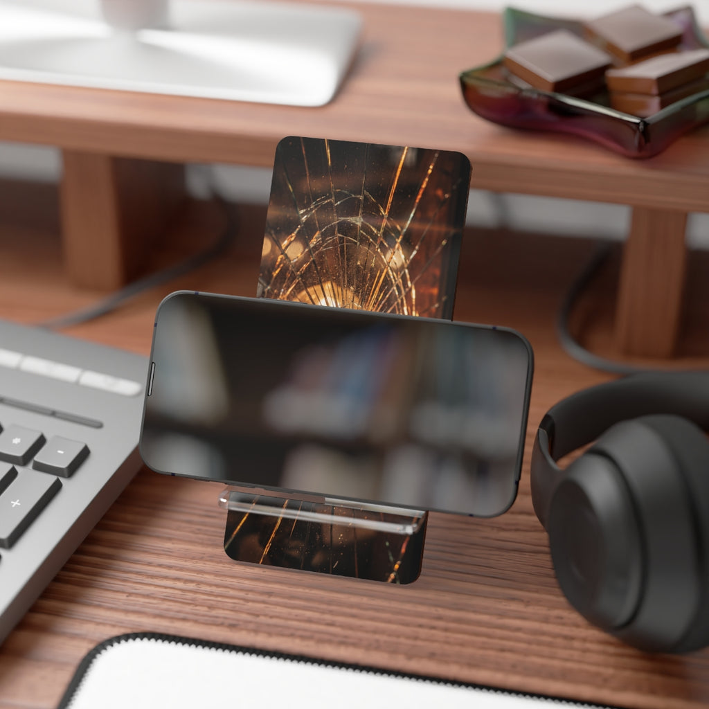 Mobile Display Stand for Smartphones - Golden Fracture... |...