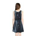 Girls' Sleeveless Sundress - Starry Sky | Echovira Gallery