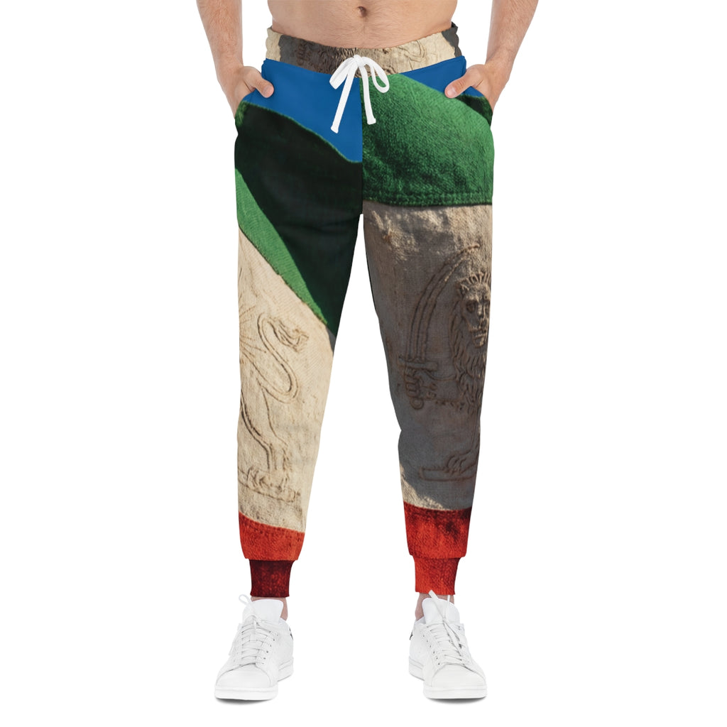 Athletic Joggers - Vintage Flag