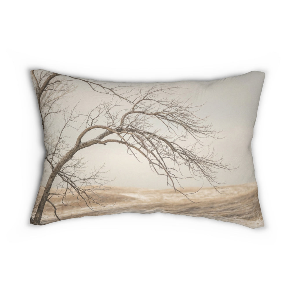 Lumbar Pillow - Winter Tree Minimalist