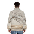 Men's Puffer Jacket - Winter Branch Solitude Landscape |...