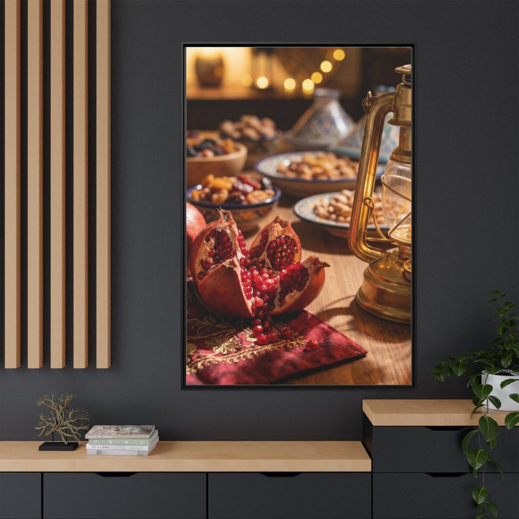 Matte Canvas Framed - Twilight Harvest (8×10, 9×12, 11×14......