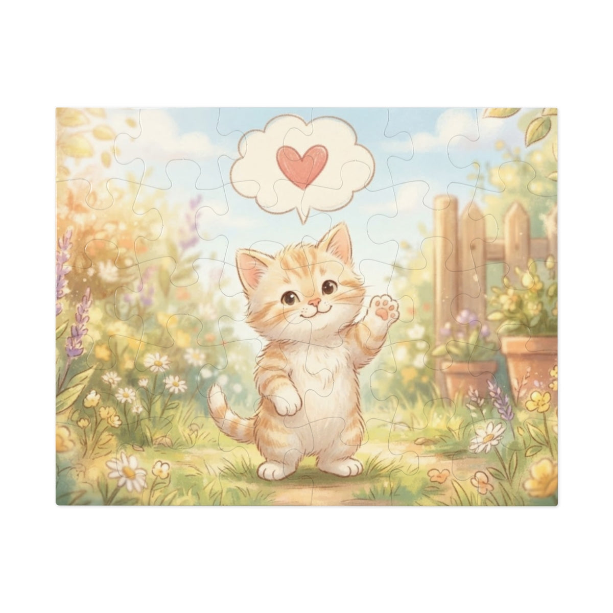 Jigsaw Puzzle with Tin - Meadow Kitten Pastime (30, 110... |...