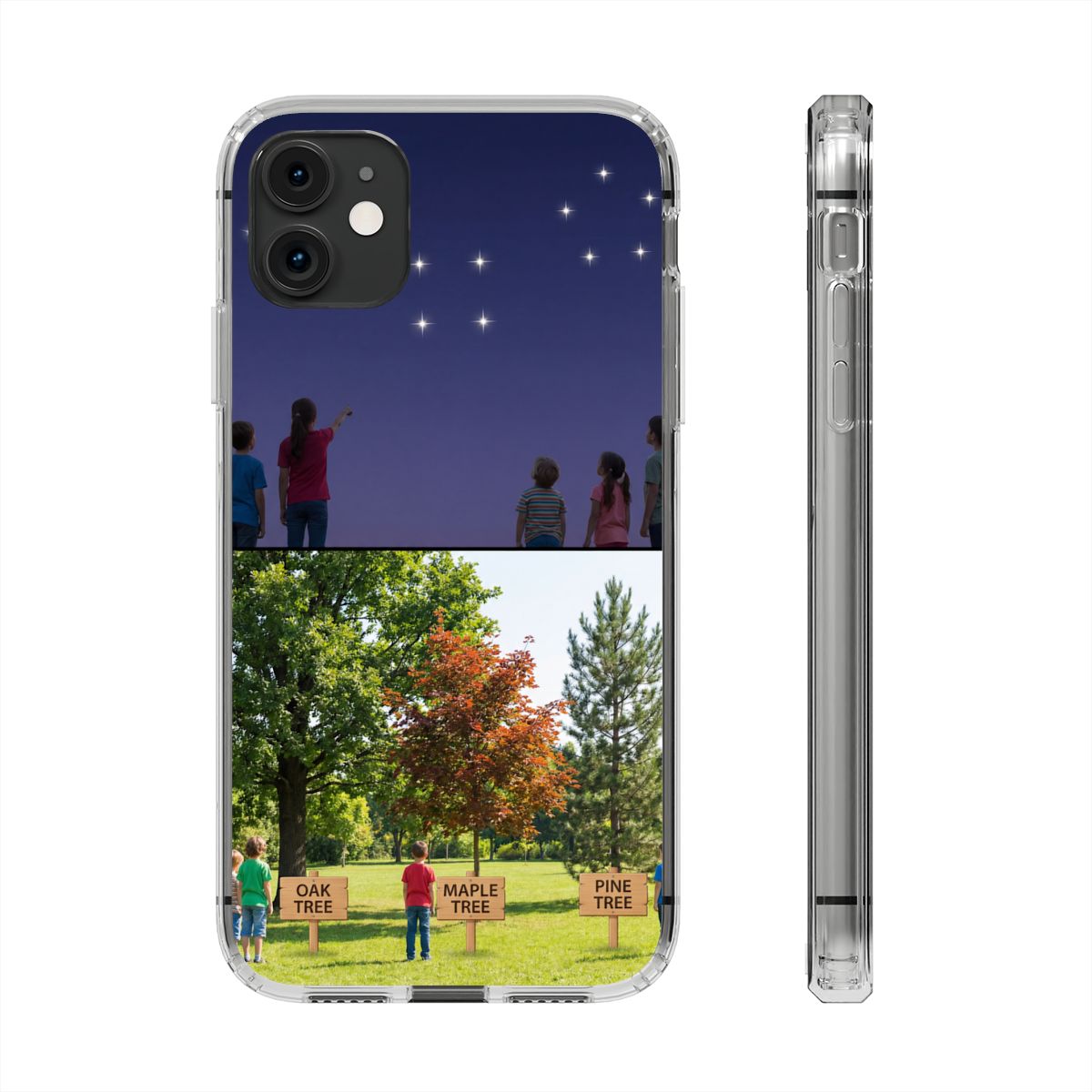 Clear Impact-Resistant Case - Starry Shield