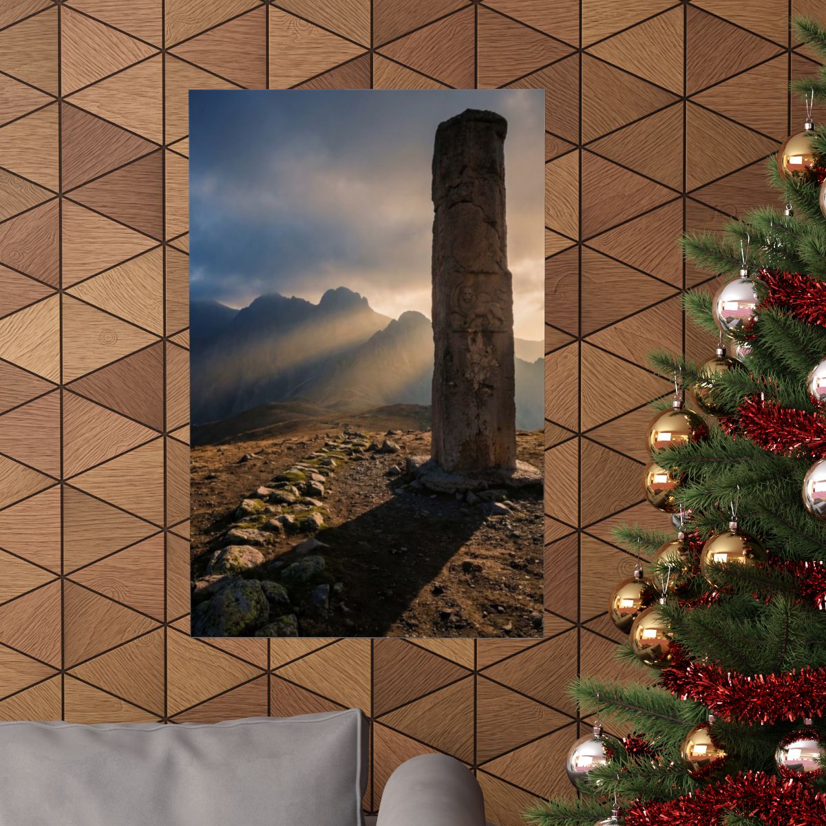 Matte Vertical Posters - Mystic Monolith Ancient Persian......