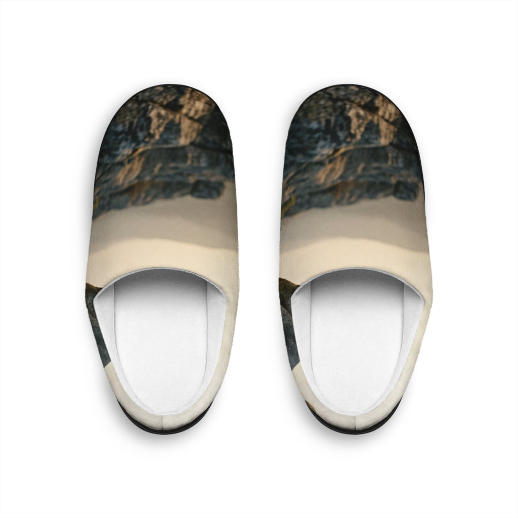 Women's Slippers - Sacred Mountain View | Echovira Gallery