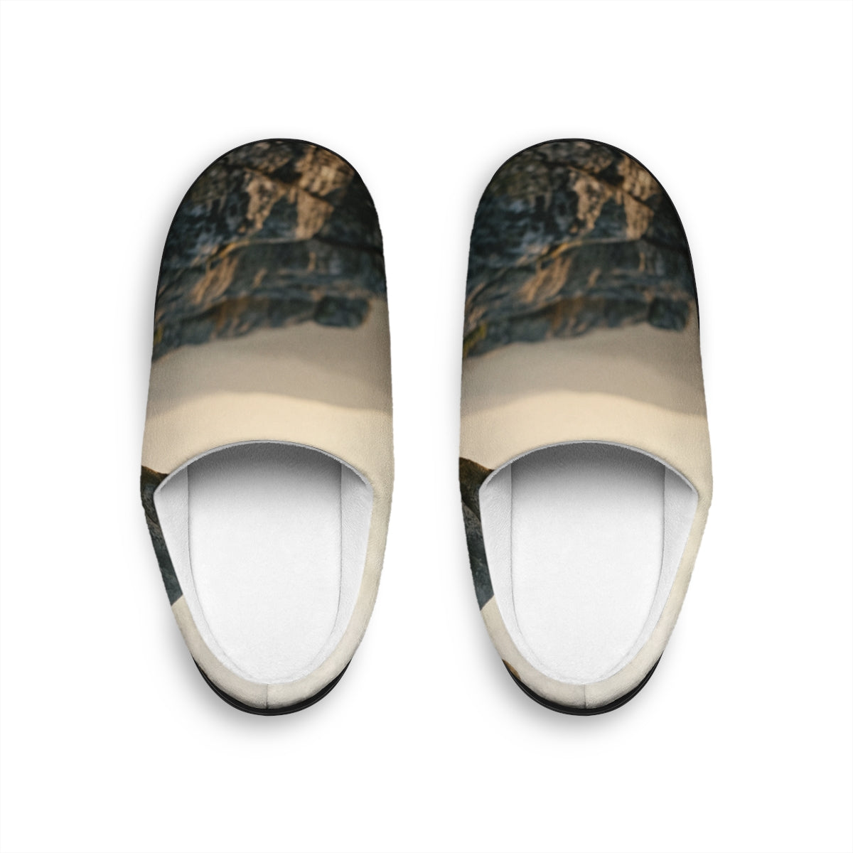 Women's Slippers - Sacred Mountain View | Echovira Gallery