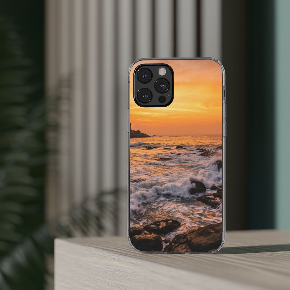 Clear Impact-Resistant Cases - Clear Phone Case - Golden...