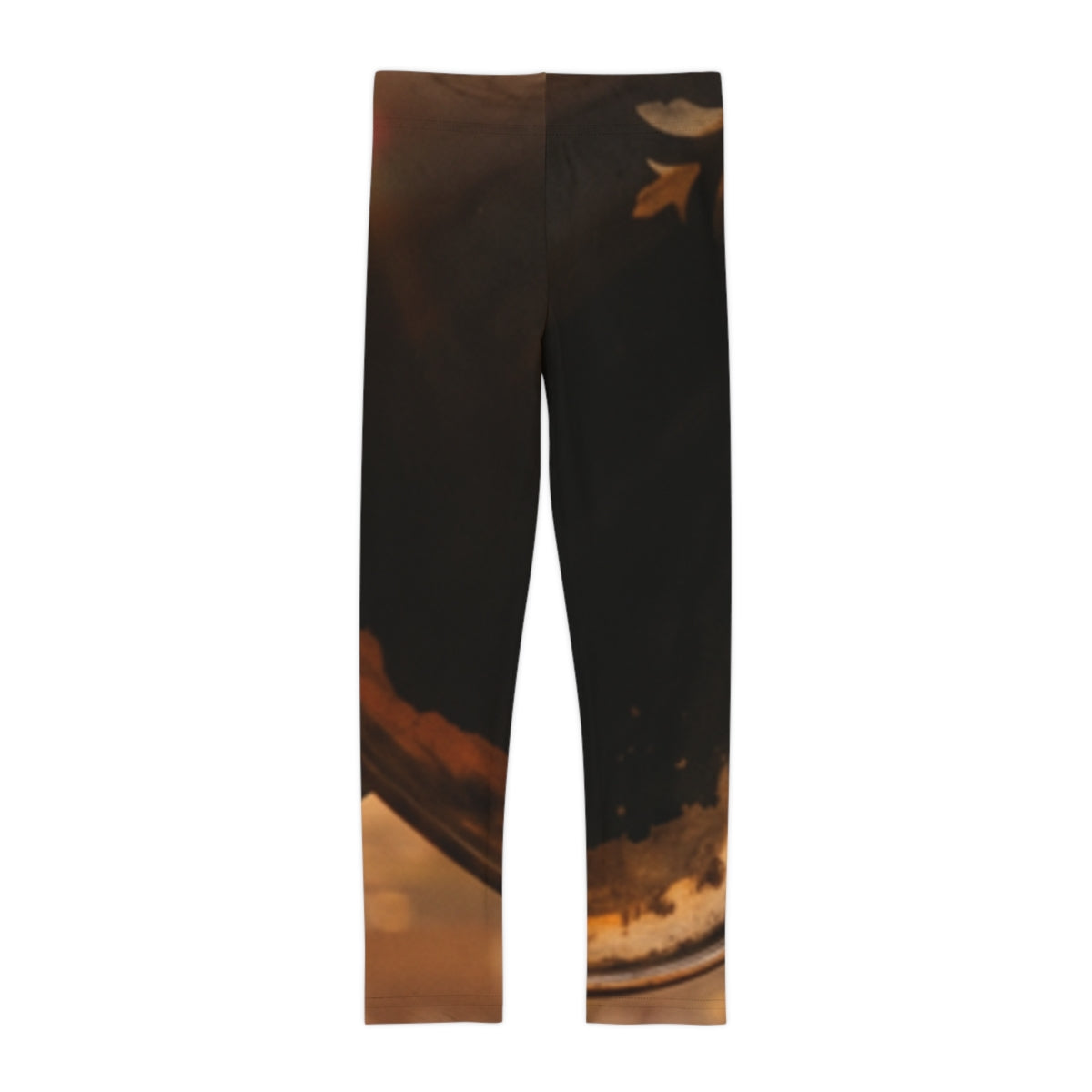 Kids Leggings Golden Hour Brass Horn City Art