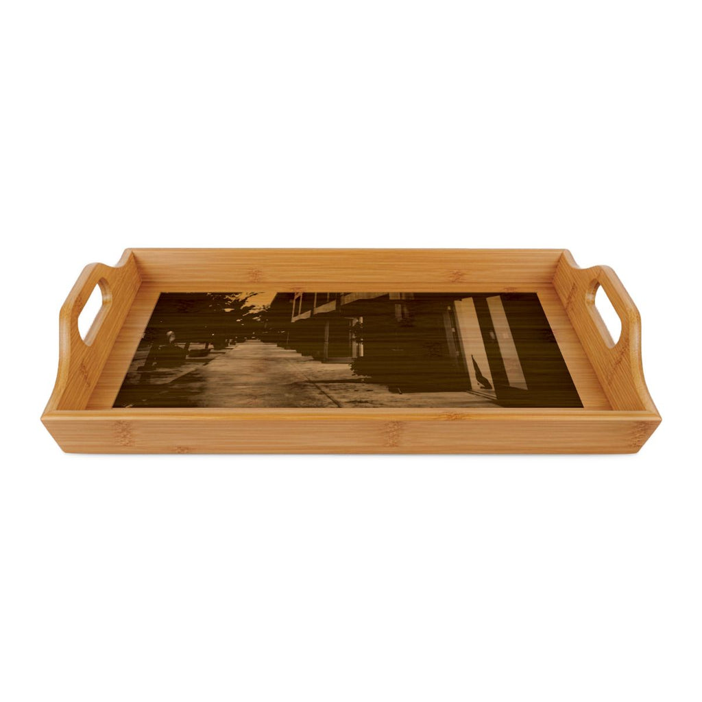 Bamboo Serving Tray (Engraving) - Twilight | Echovira...