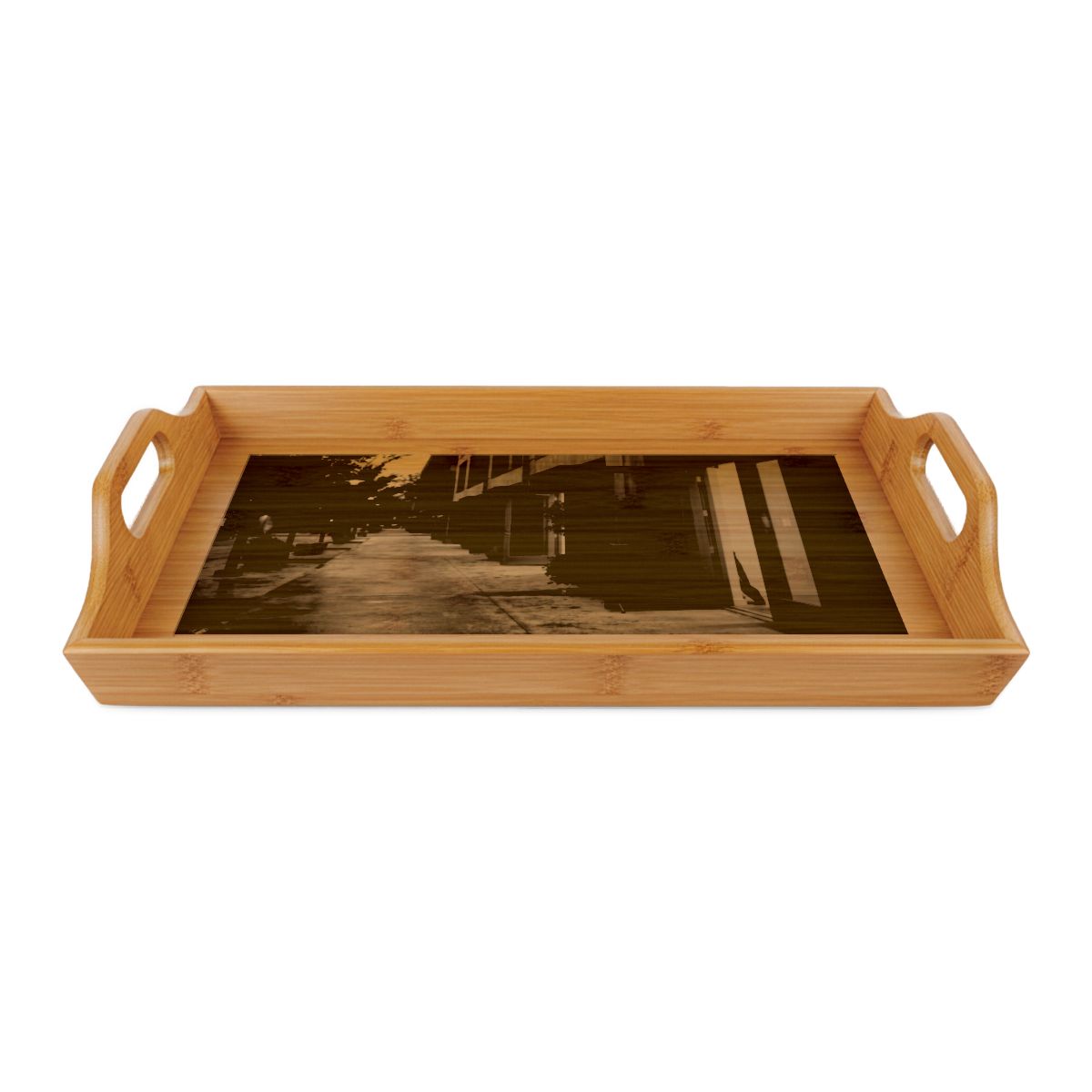 Bamboo Serving Tray (Engraving) - Twilight | Echovira...