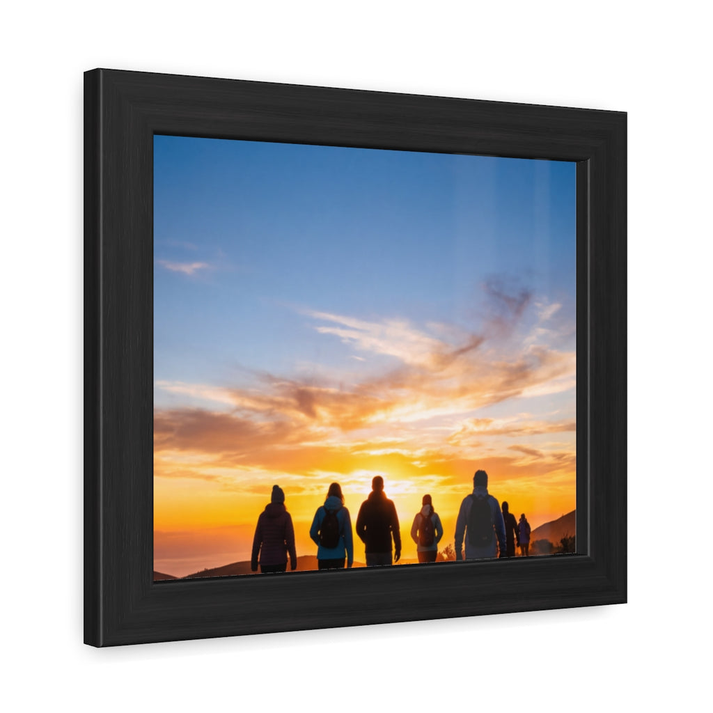 Framed Poster - Sunset Silhouette