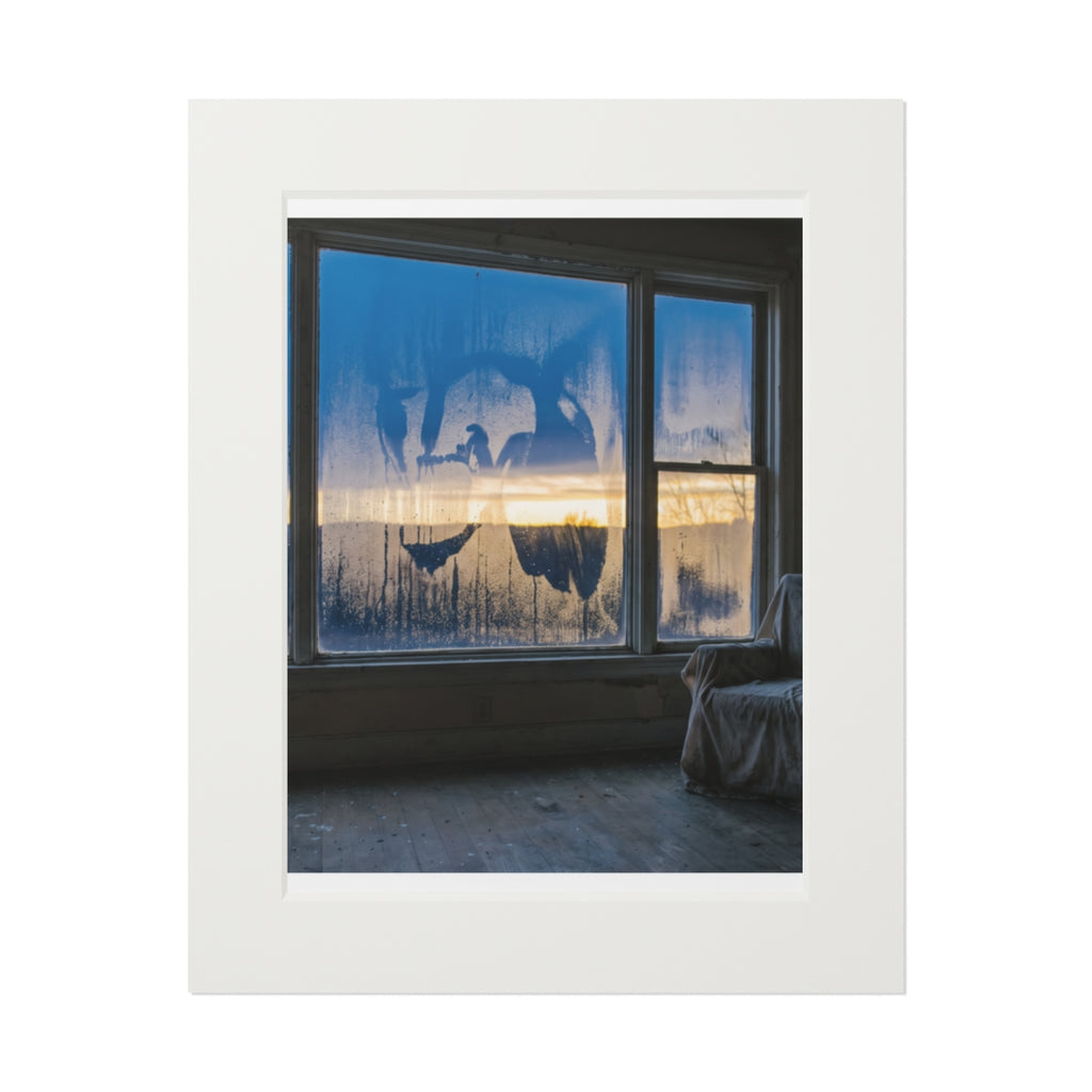 Fine Art Prints - Melancholic Window Reflection Art - Quiet...