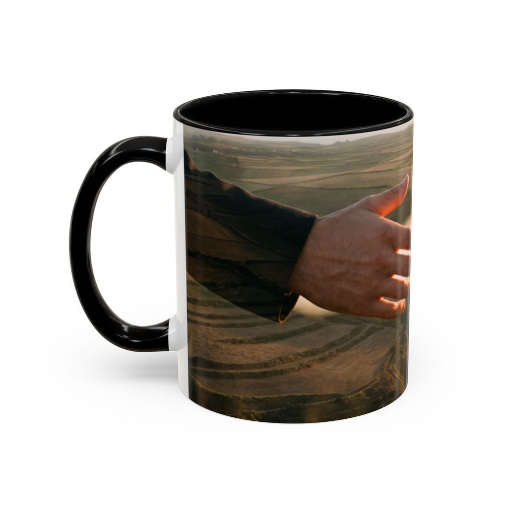 Accent Coffee Mug - The Infinite Touch | Ethereal Coastal......