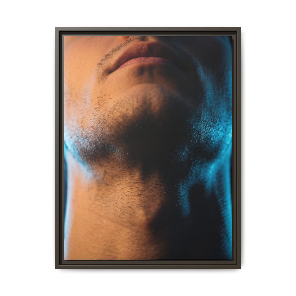 Framed Matte Canvas - Neon Noir
