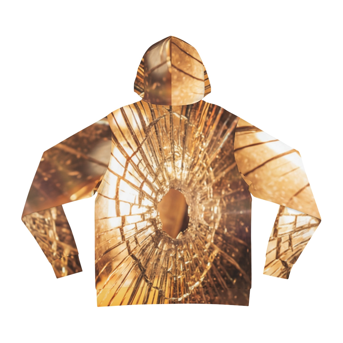 Fashion Hoodie - Shattered Light Cinematic Glass Art |...