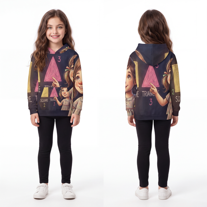 Children's Hoodie - Little Scholar Cozy Learning