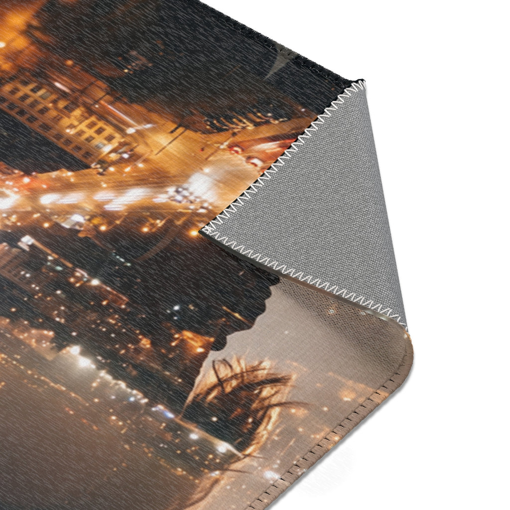 Area Rug - Midnight City Lovers | Echovira Gallery