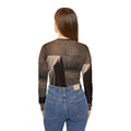 Women's Long Sleeve V-neck Shirt - Draped Silence Still Life...