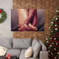Matte Horizontal Posters - Ethereal Connection Holding Hands...